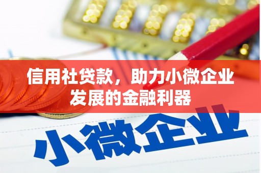 商河信用社贷款，助力小微企业发展的金融利器