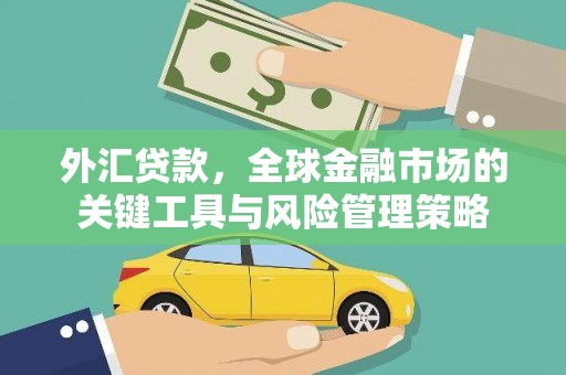 商河外汇贷款，全球金融市场的关键工具与风险管理策略