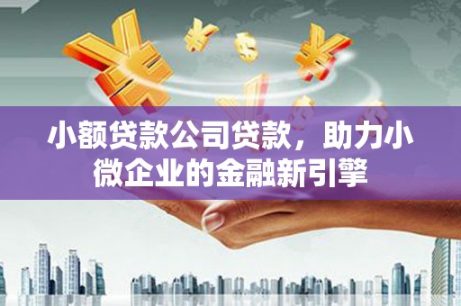 商河小额贷款公司贷款，助力小微企业的金融新引擎