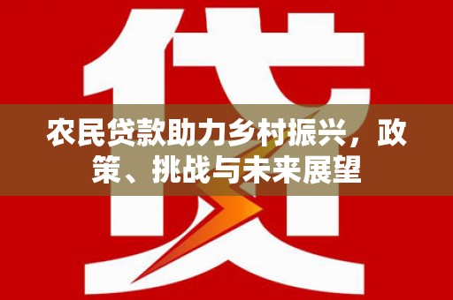 商河农民贷款助力乡村振兴，政策、挑战与未来展望