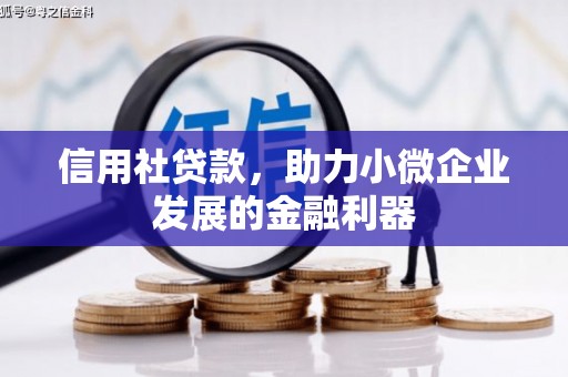商河信用社贷款，助力小微企业发展的金融利器