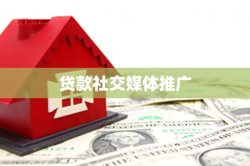 商河贷款社交媒体推广