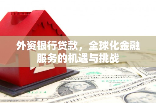 商河外资银行贷款，全球化金融服务的机遇与挑战